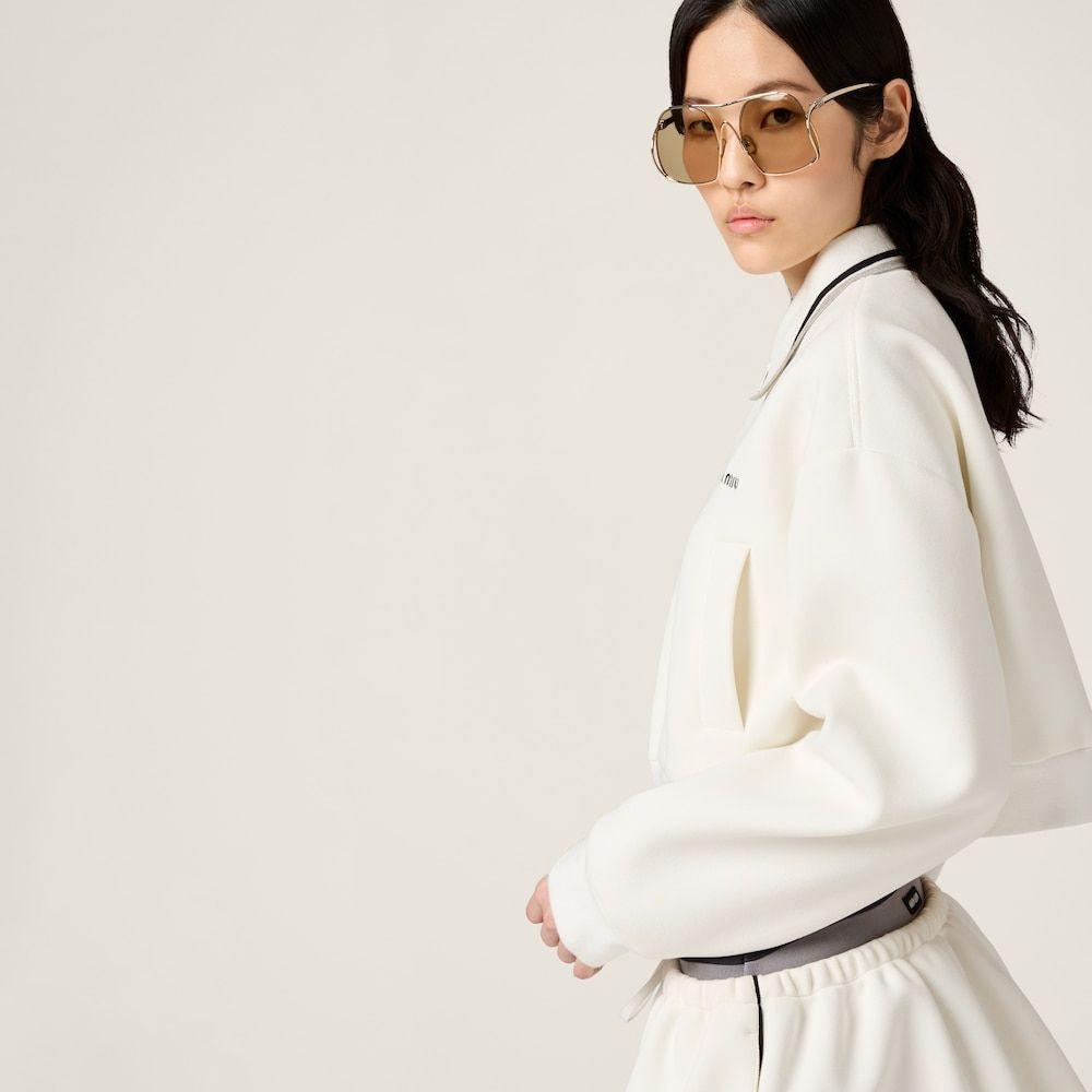 MIU MIU Stylish Cotton Jacket for Women - FW25 Collection