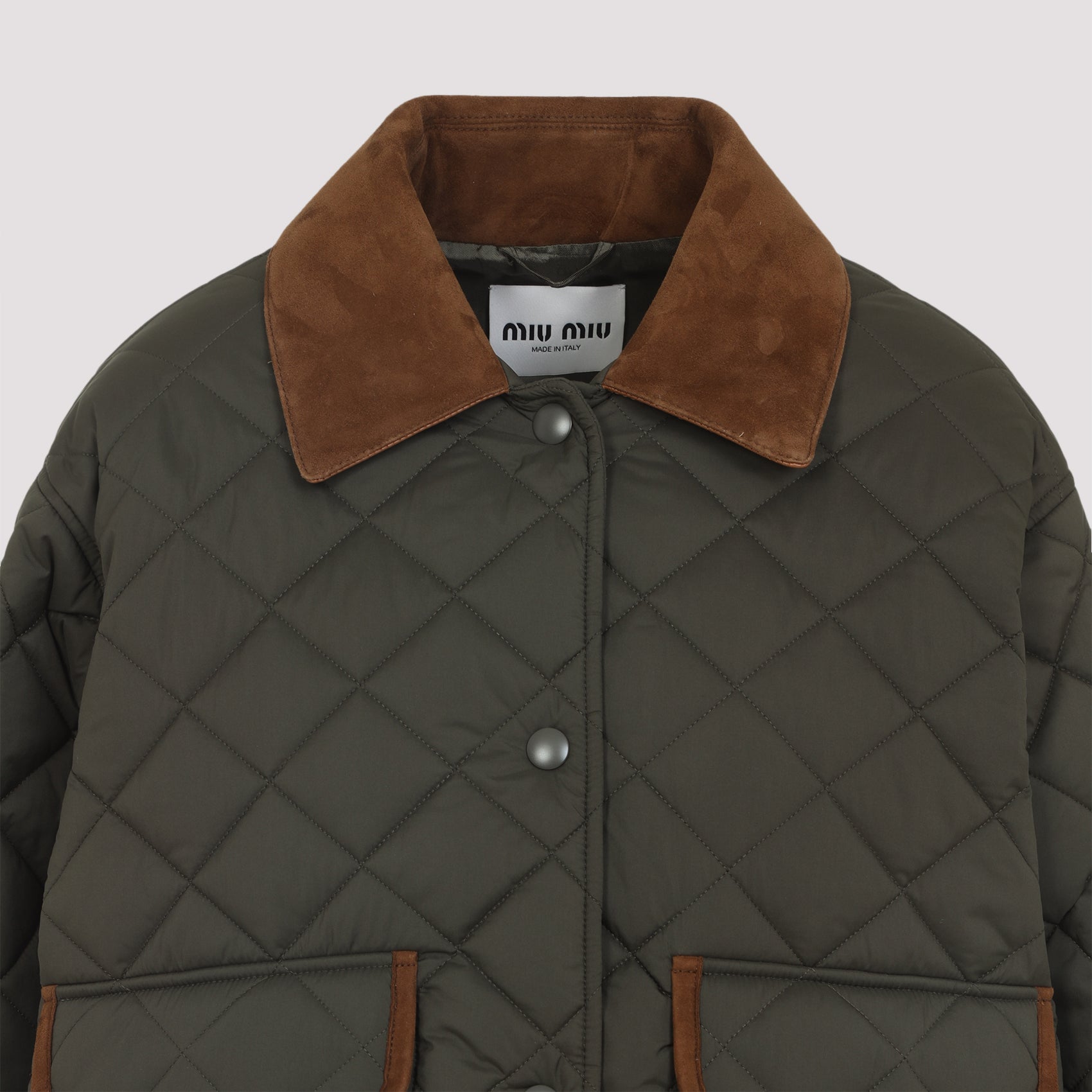 MIU MIU Recycled Polyester Jacket for Women - FW25 Collection