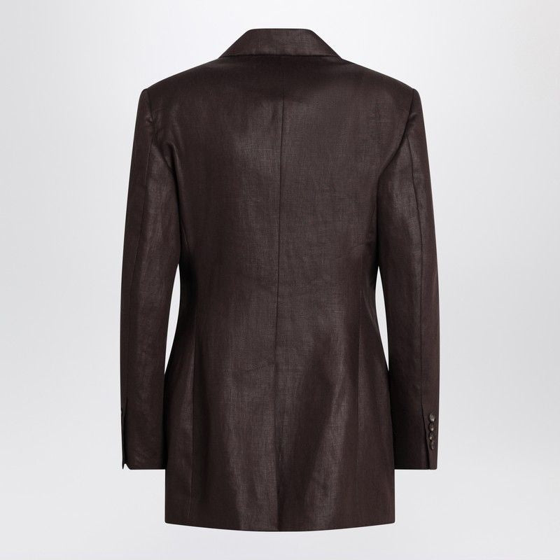 BRUNELLO CUCINELLI Shiny Linen Twill Jacket