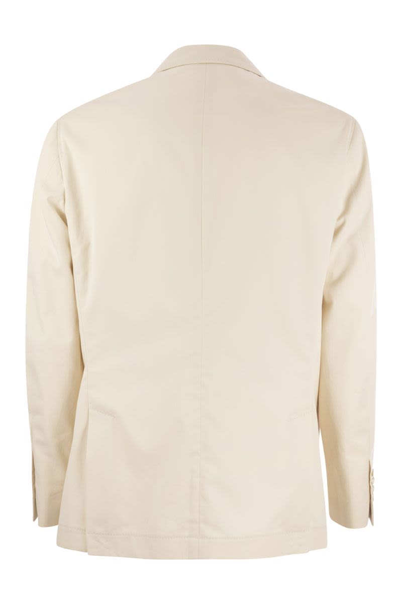 BRUNELLO CUCINELLI Deconstructed Cotton and Cashmere Jacket with Patch Pockets