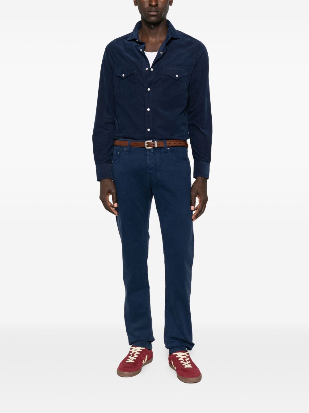 BRUNELLO CUCINELLI Classic Cotton Shirt for Men - FW25 Collection