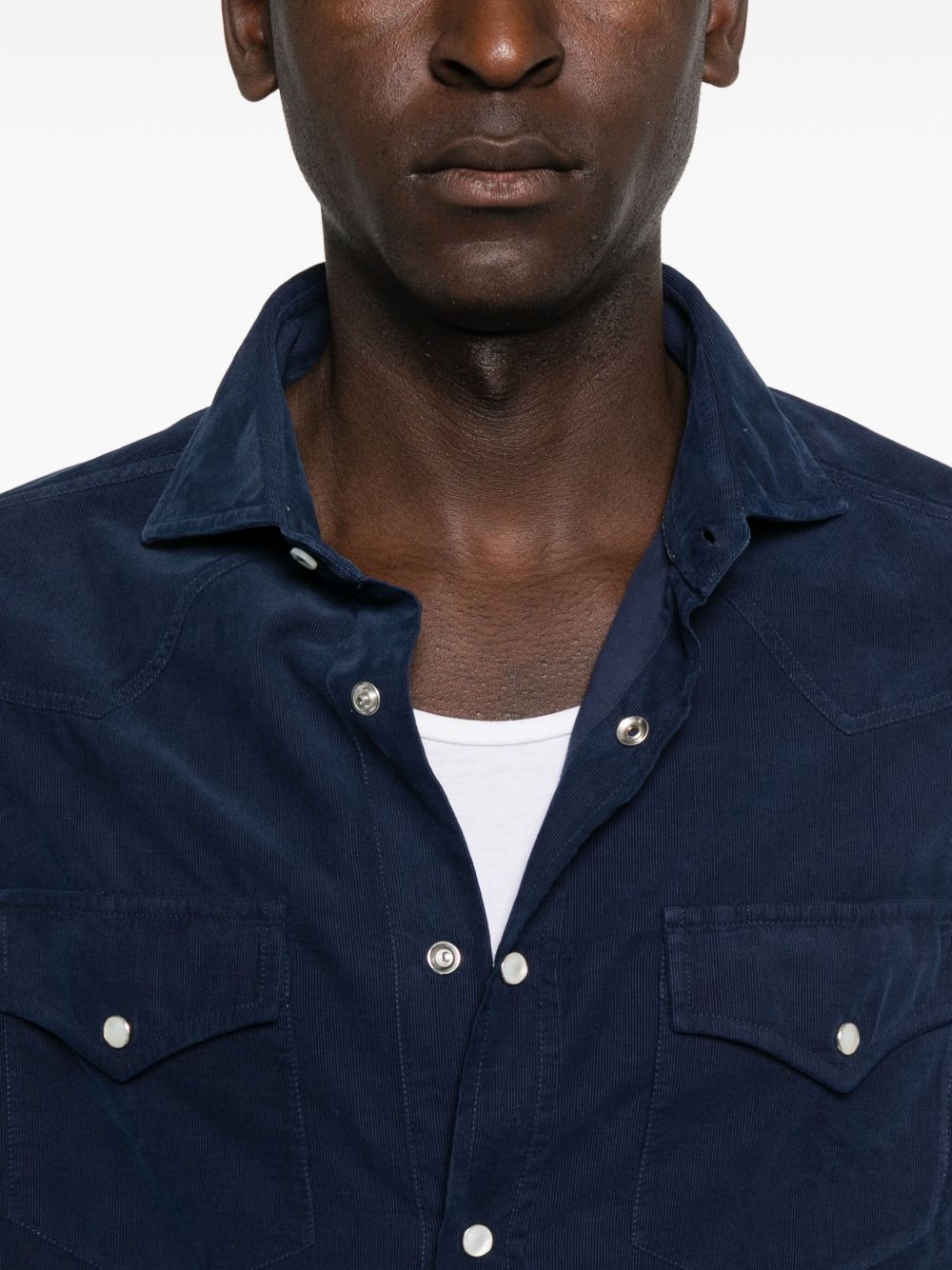 BRUNELLO CUCINELLI Classic Cotton Shirt for Men - FW25 Collection