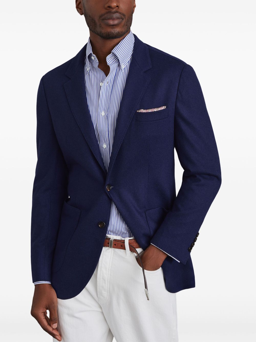 BRUNELLO CUCINELLI Cashmere Single-Breasted Jacket for Men - FW25