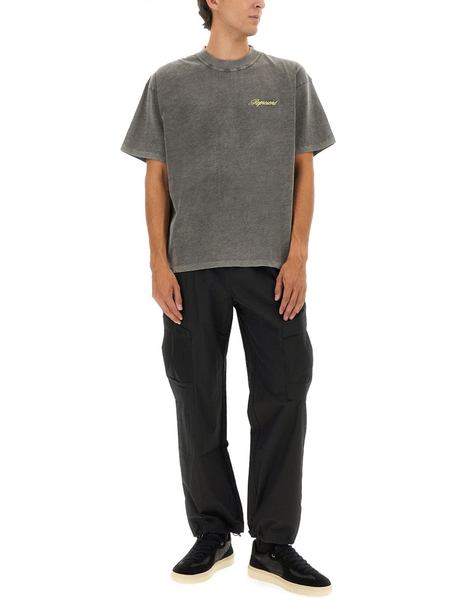 REPRESENT Script Logo T-Shirt - Size L