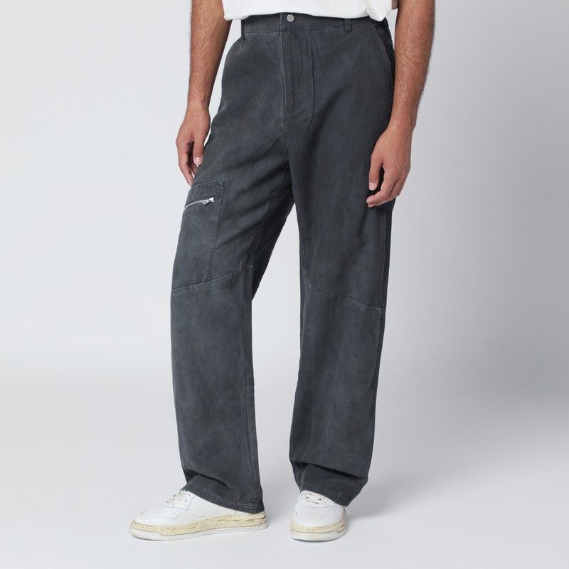 REPRESENT Washed-Effect Cotton Trousers