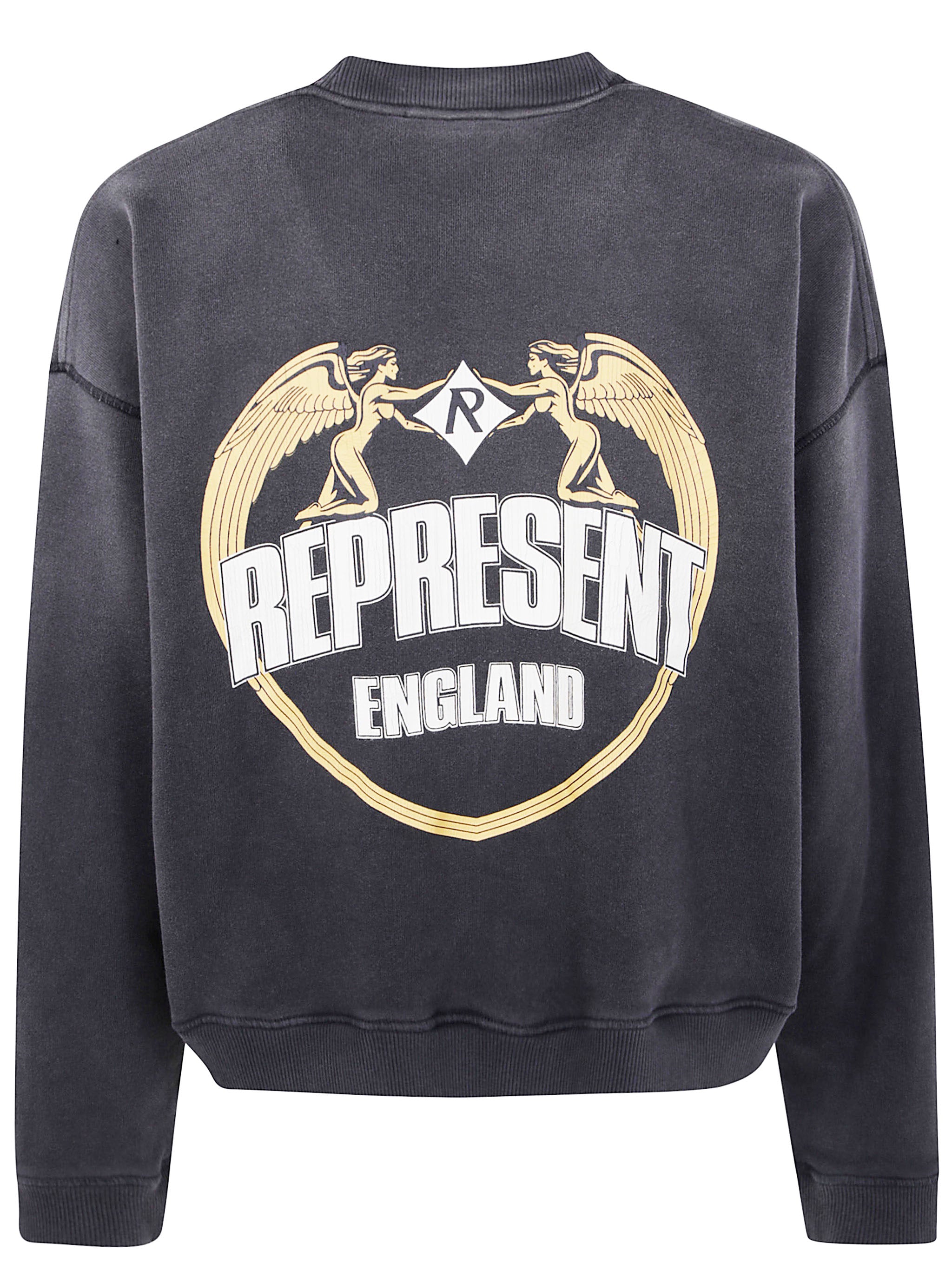 REPRESENT Angel Border Sweatshirt - Men's Fashion Choice for FW25