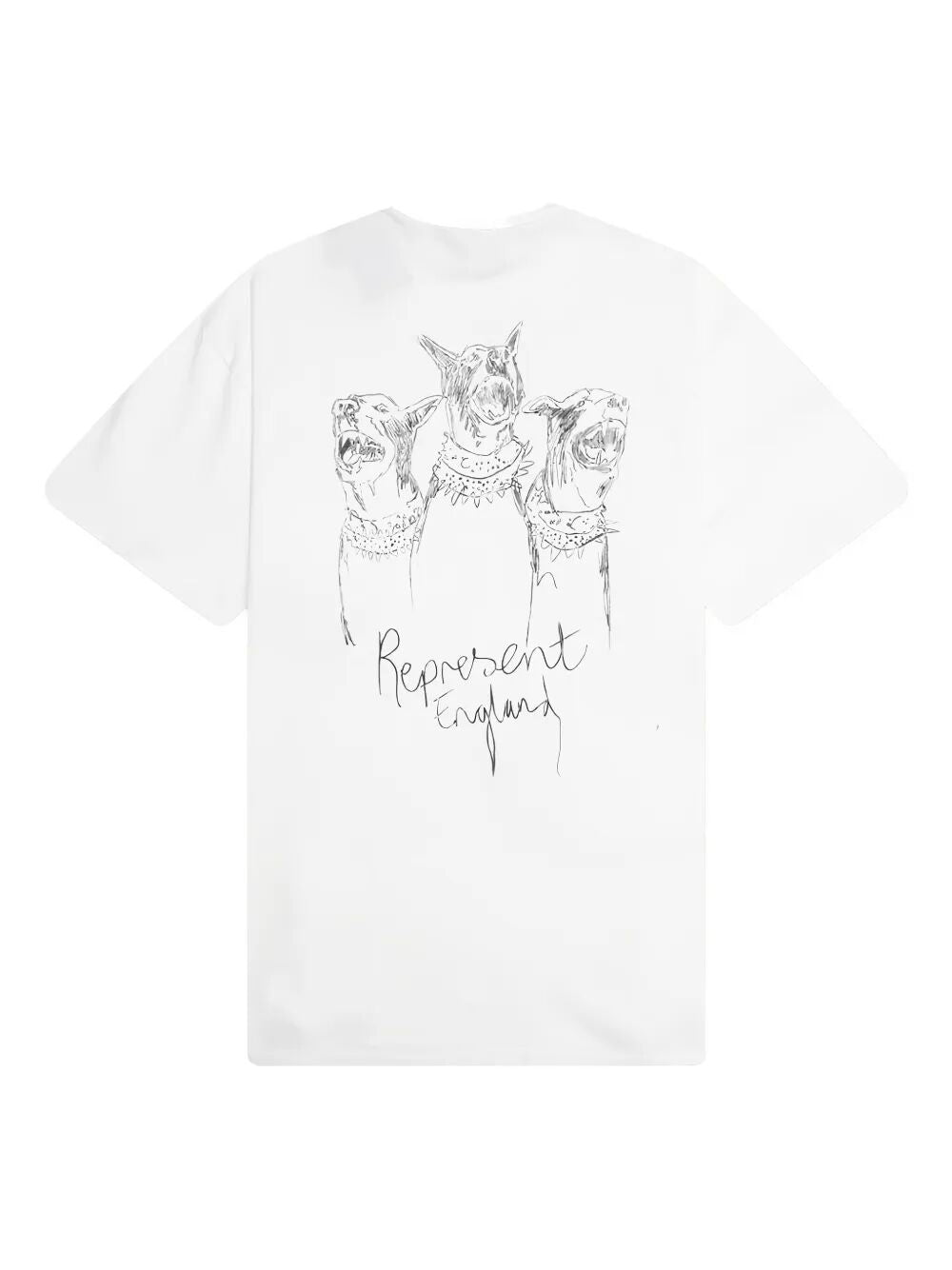 REPRESENT Hand Drawn Thoroughbred Dogs T-Shirt - FW25 Collection
