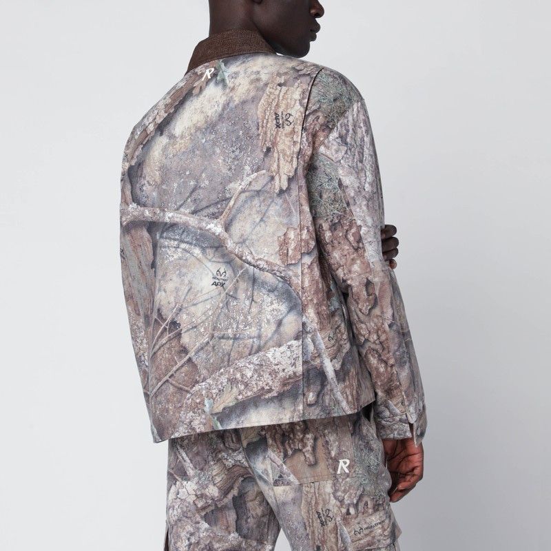 REPRESENT Men's Camo Zip-Up Jacket