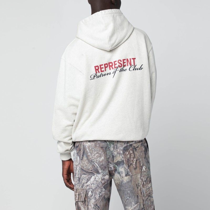 REPRESENT Cotton Hoodie with Logo