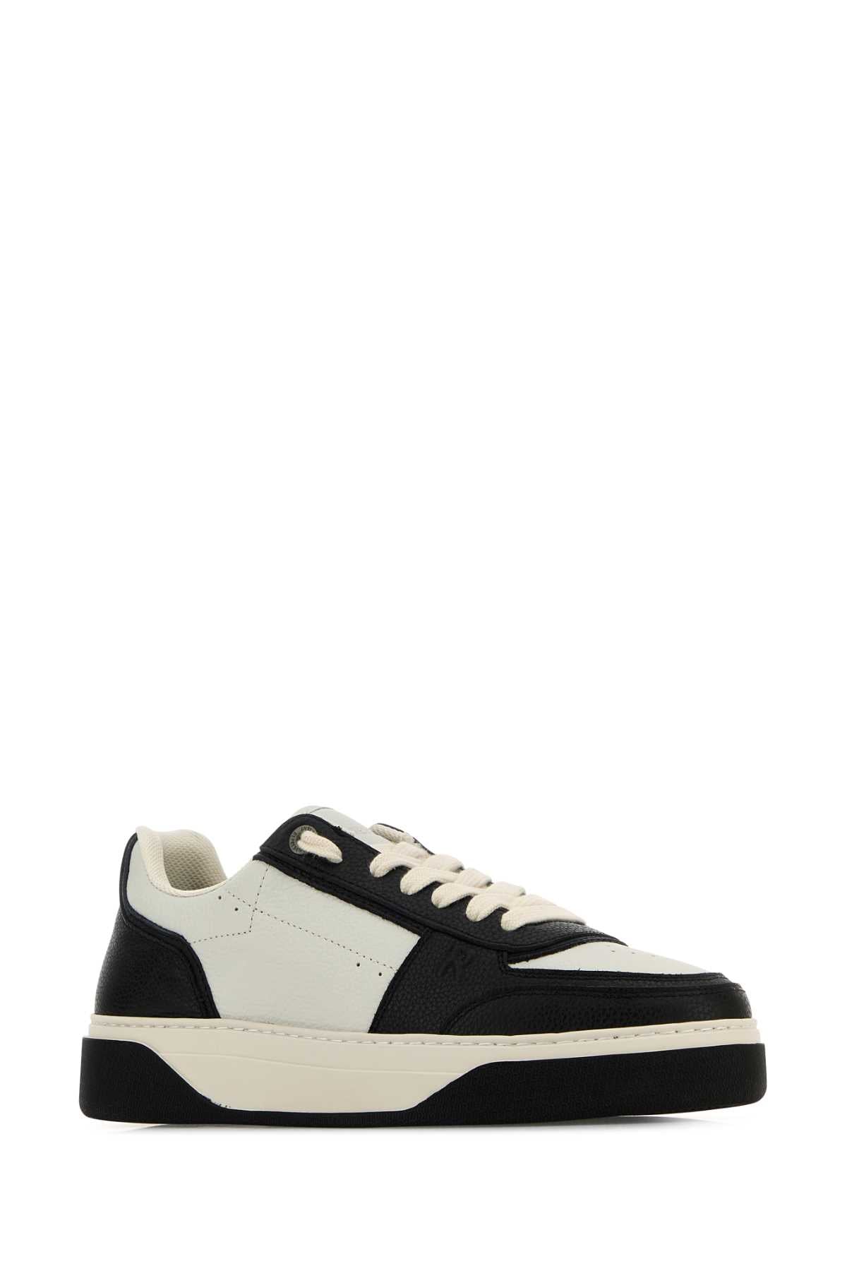 REPRESENT Initial Leather Low-Top Sneaker