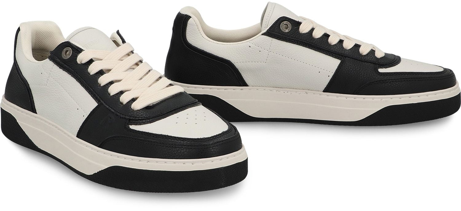 REPRESENT Two-Tone Leather and Suede Sneaker for Men