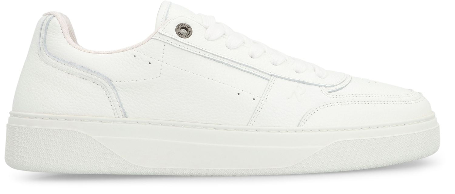 REPRESENT Grainy Leather Low-Top Sneakers for Men