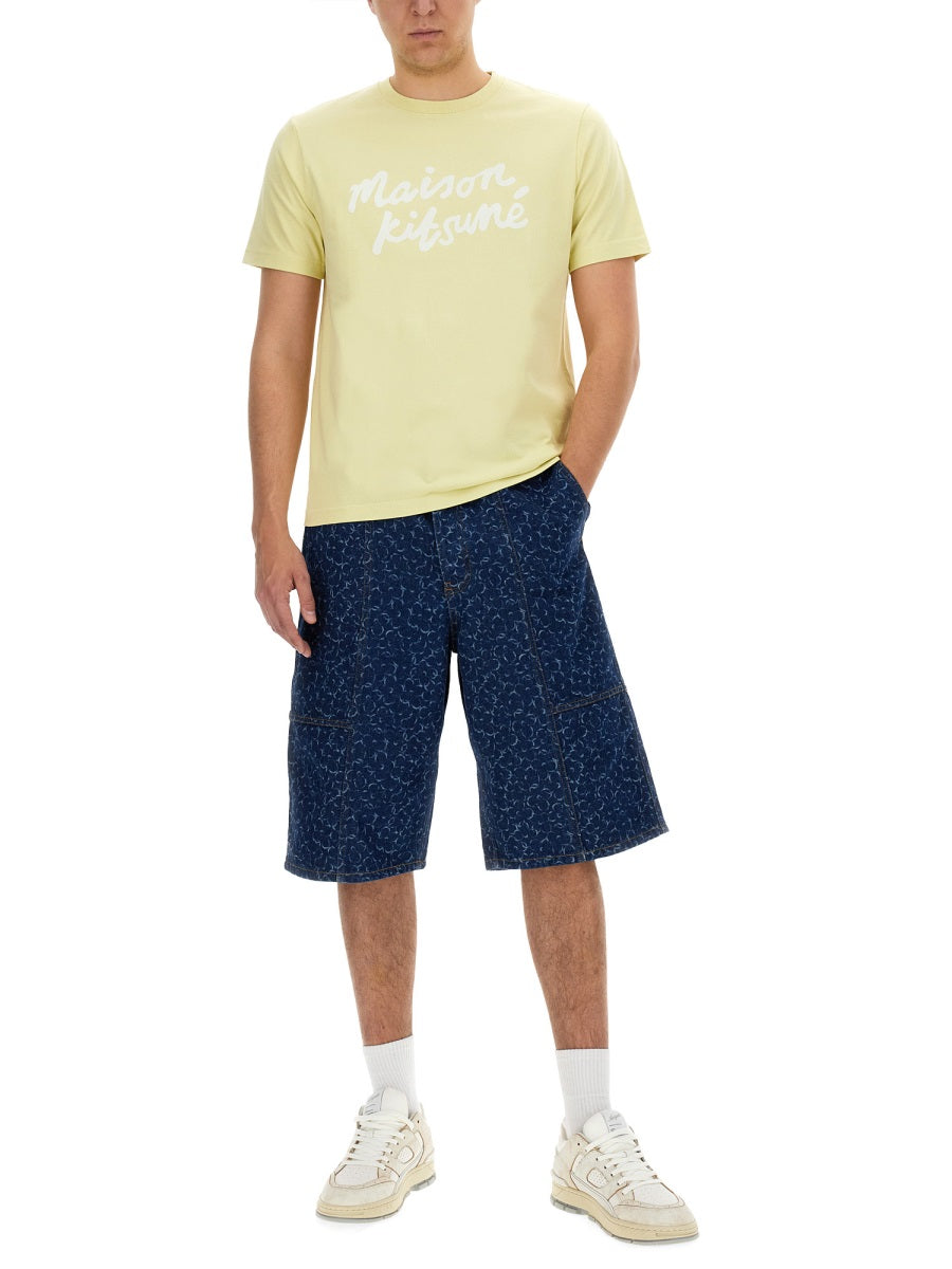 MAISON KITSUNÉ Logo T-Shirt - Size L