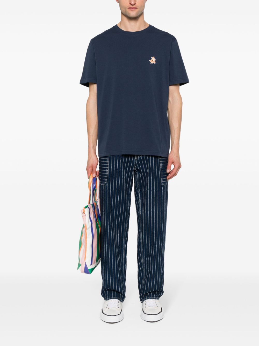 MAISON KITSUNÉ Speedy Fox Cotton T-Shirt for Men