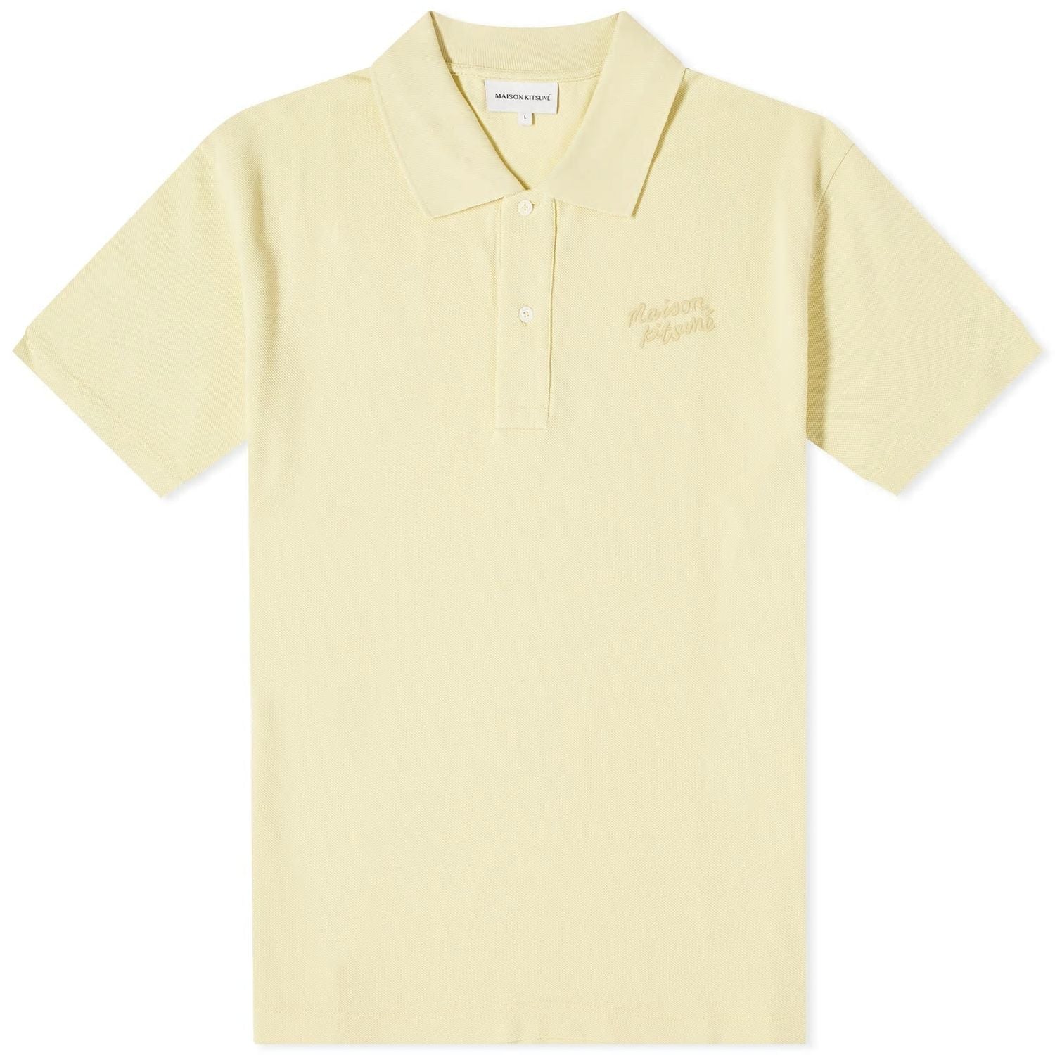 MAISON KITSUNÉ Handwriting Comfort Mini Polo Shirt