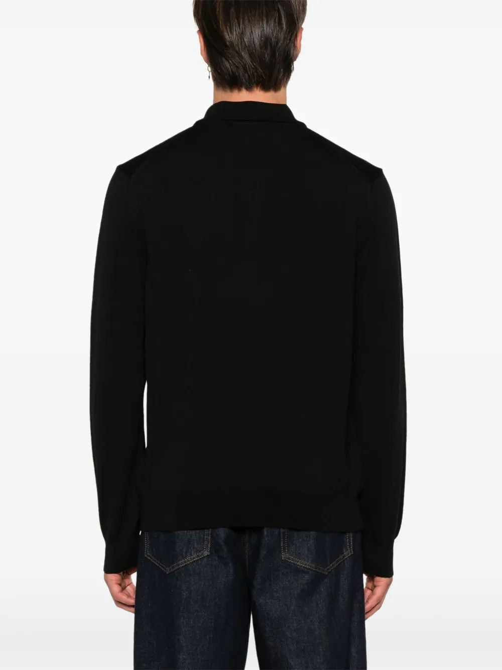 MAISON KITSUNÉ Bold Fox Head Patch Polo Jumper