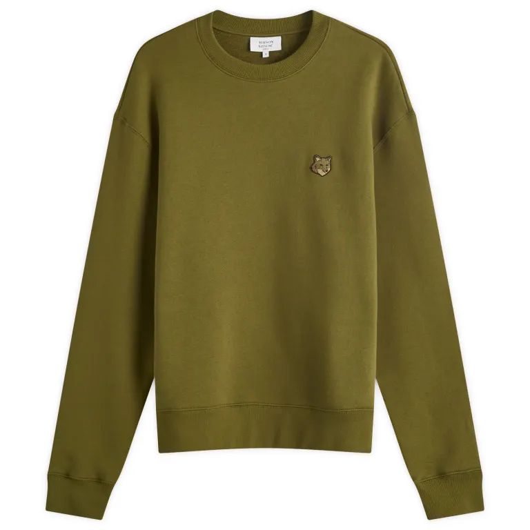 MAISON KITSUNÉ Bold Fox Head Patch Comfort Sweatshirt