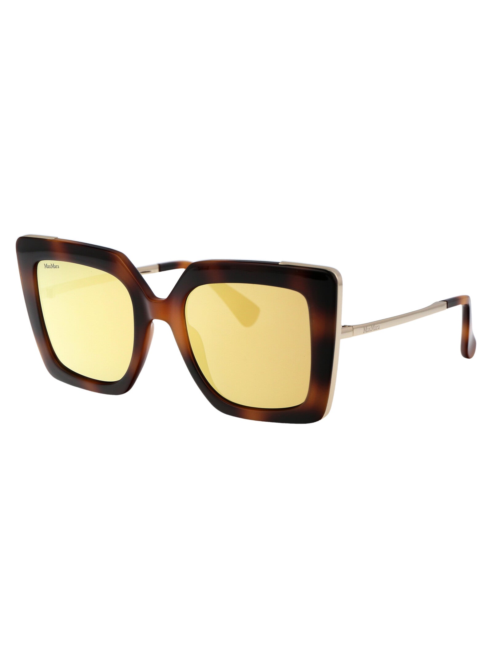 MAX MARA Havana Acetate Sunglasses - UNISEX