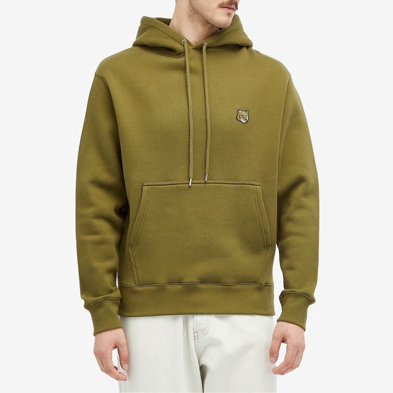 MAISON KITSUNÉ Bold Fox Head Comfort Hoodie for Men - FW24 Collection