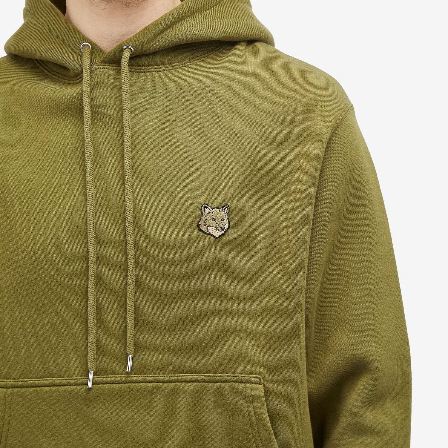 MAISON KITSUNÉ Bold Fox Head Comfort Hoodie for Men - FW24 Collection