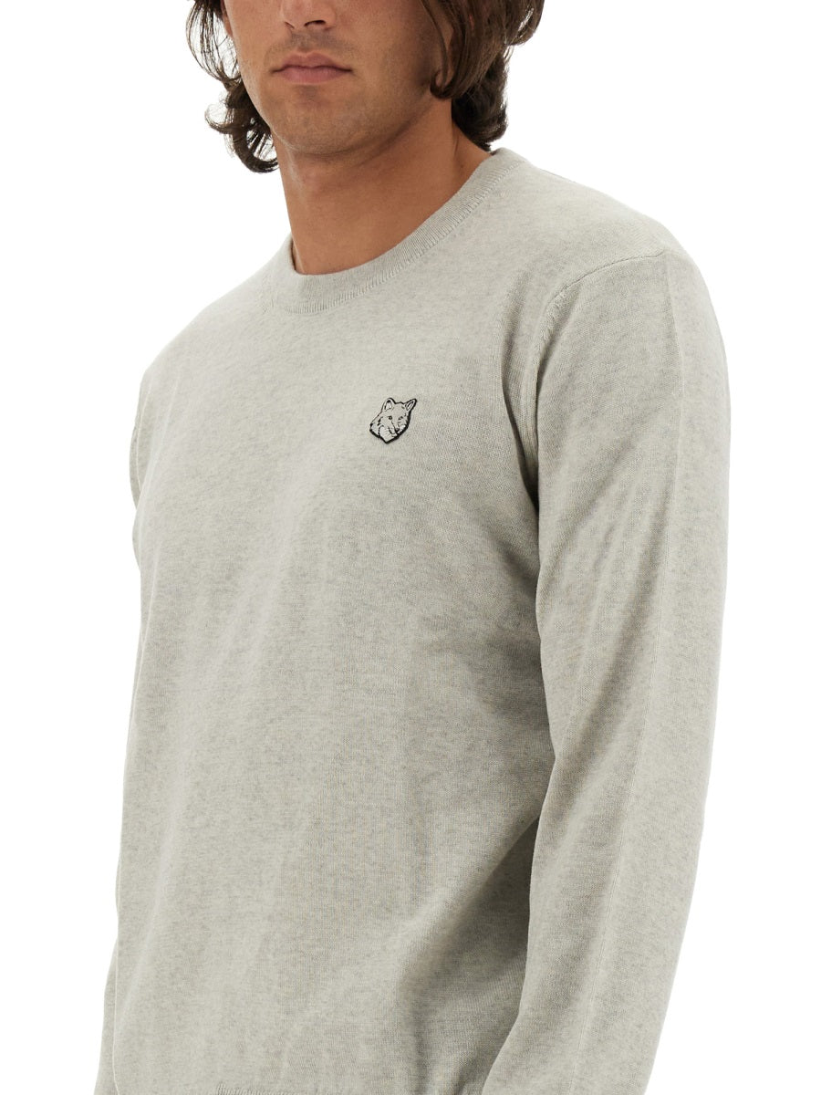 MAISON KITSUNÉ Bold Fox Head Patch Regular Jumper - Men's Sweater