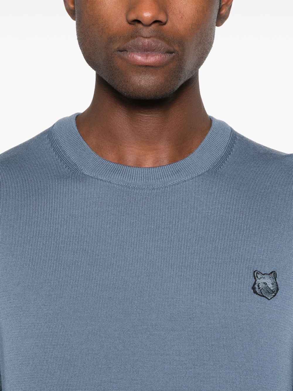 MAISON KITSUNÉ Bold Fox Head Wool Jumper for Men