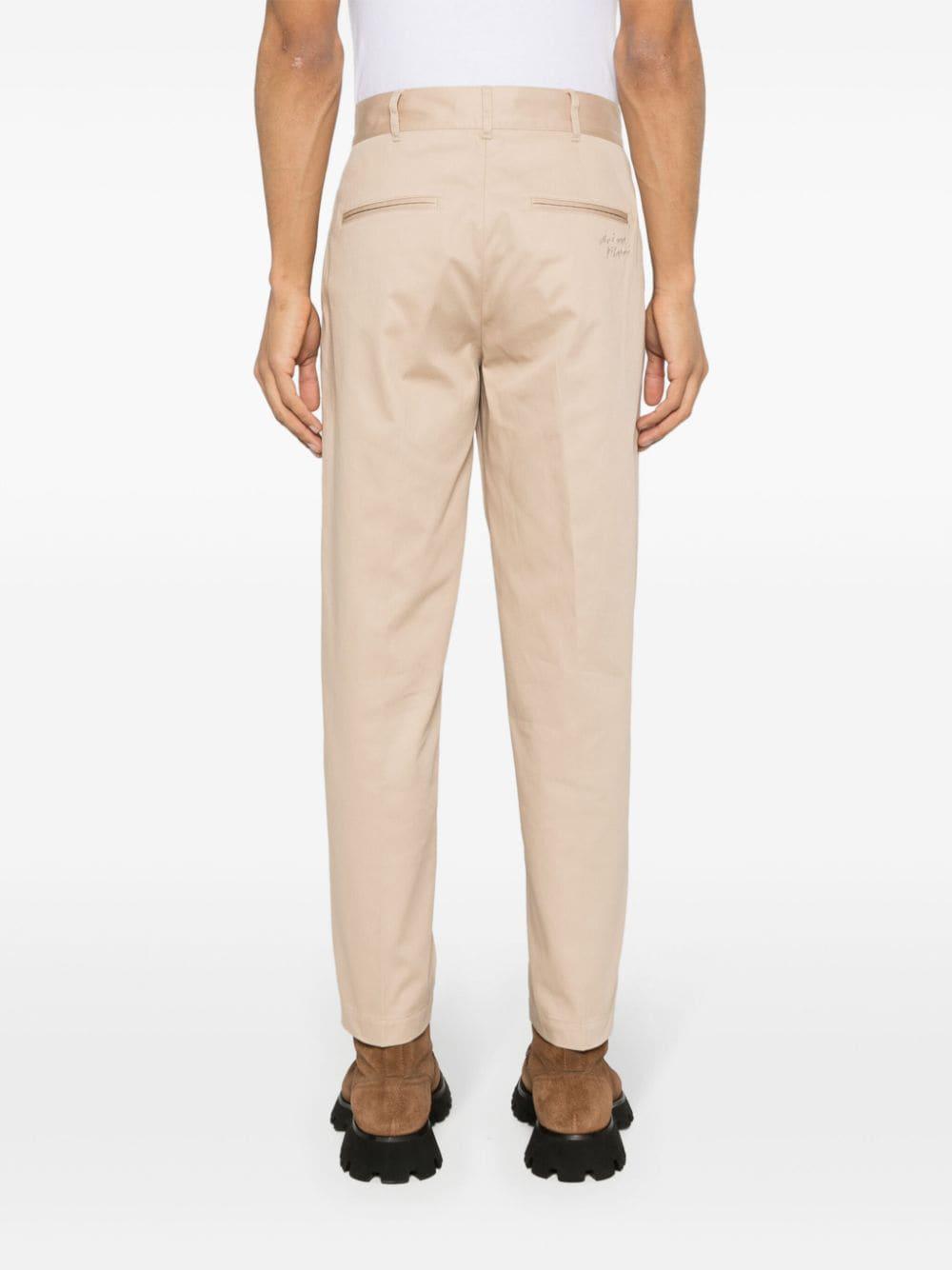 MAISON KITSUNÉ Men's Cotton Trousers - SS24 Collection