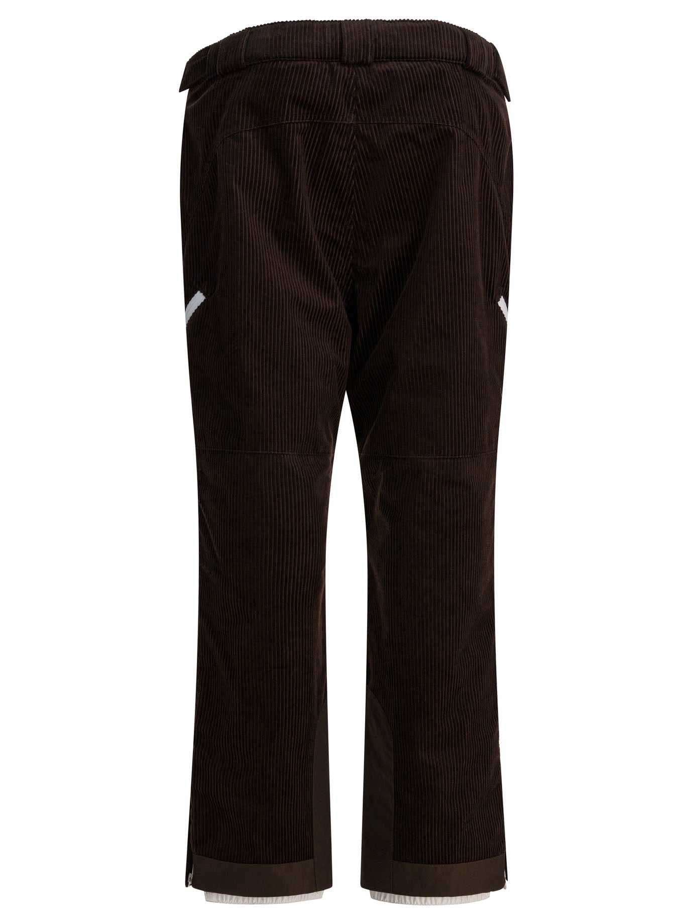 BRUNELLO CUCINELLI Velvet Padded Pants - Regular Fit, Mid Rise