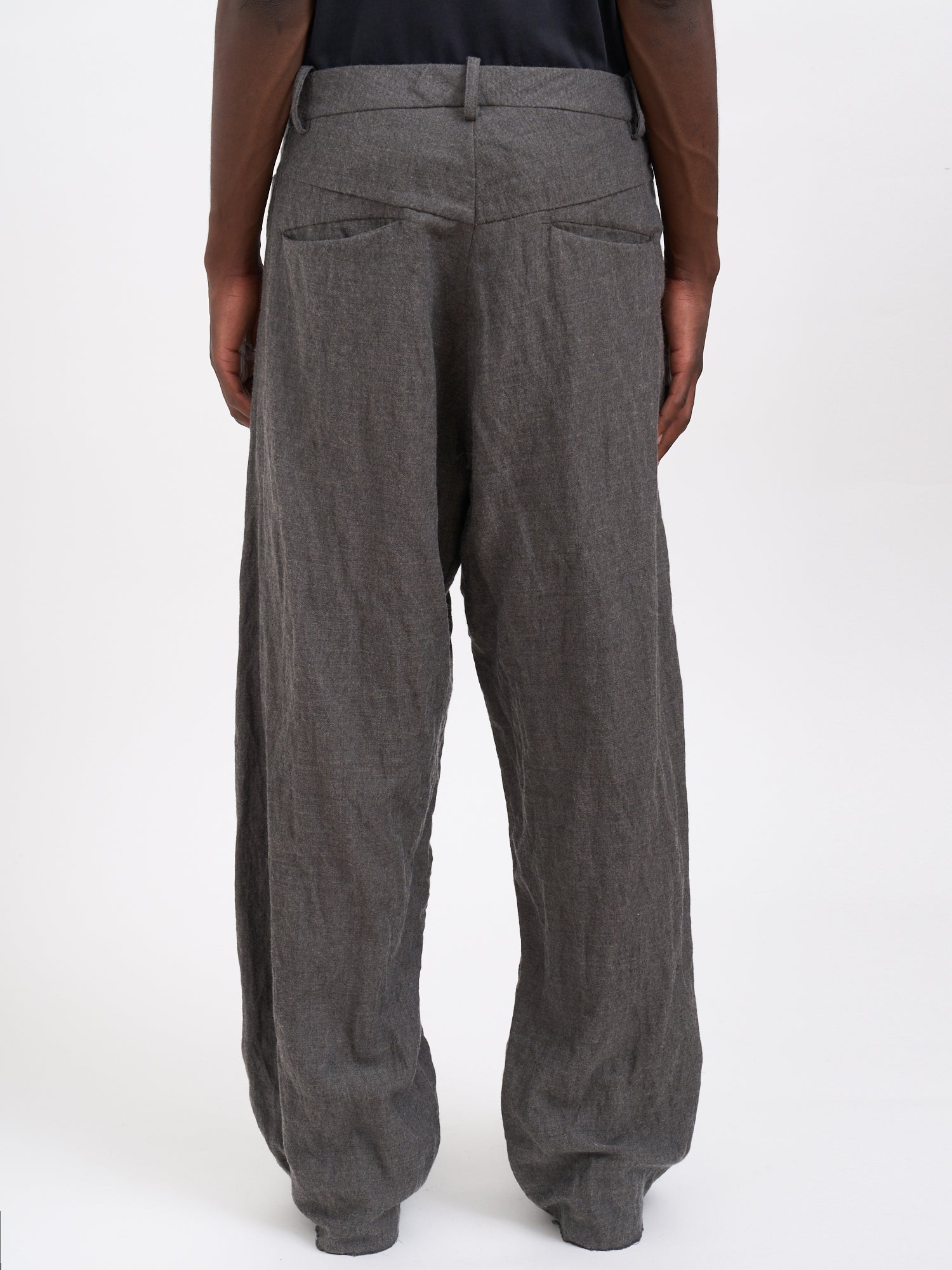 MASNADA Oversized Wool Trousers - Size 48