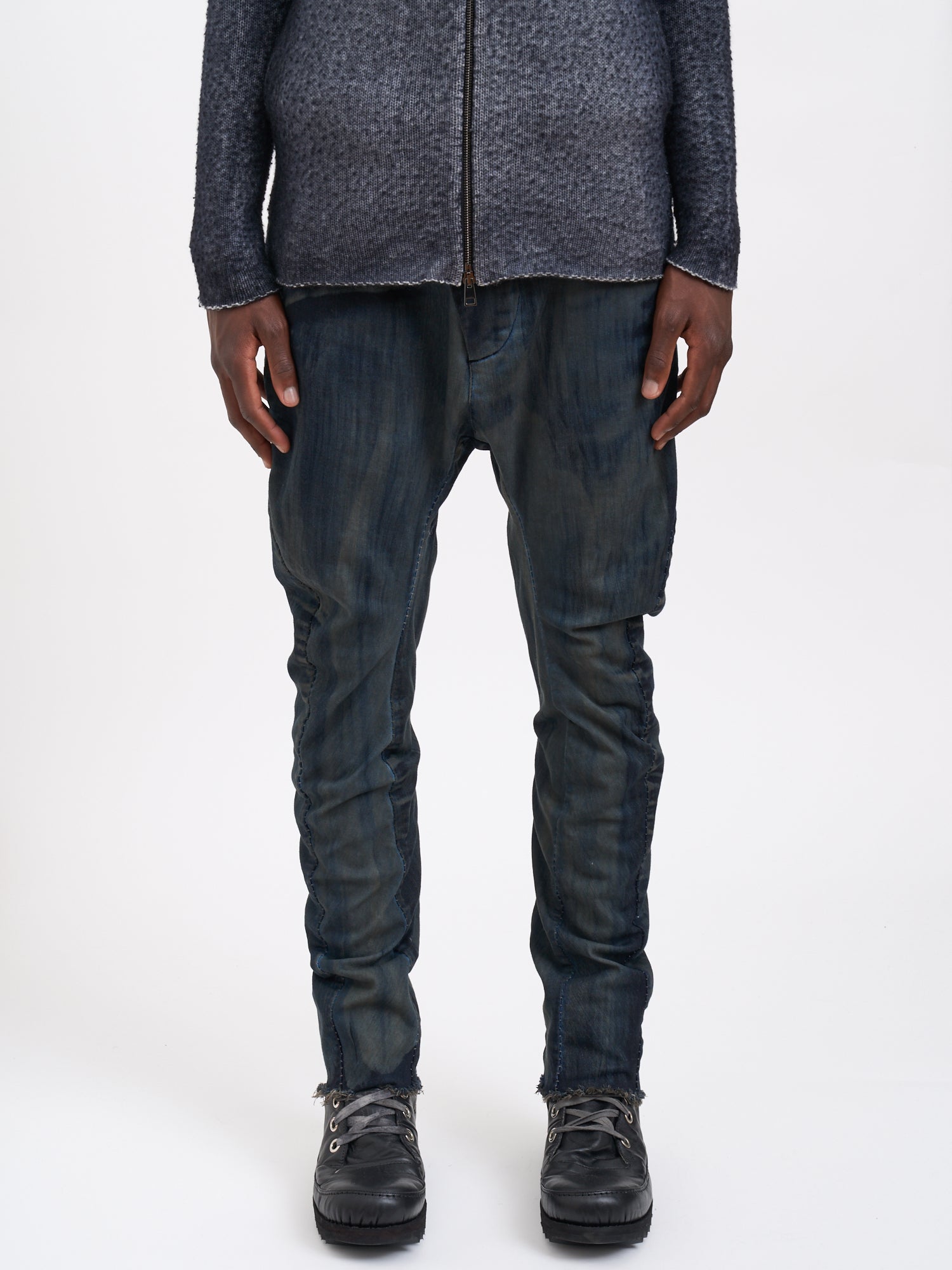 MASNADA Baggy Denim Trousers - Size 48