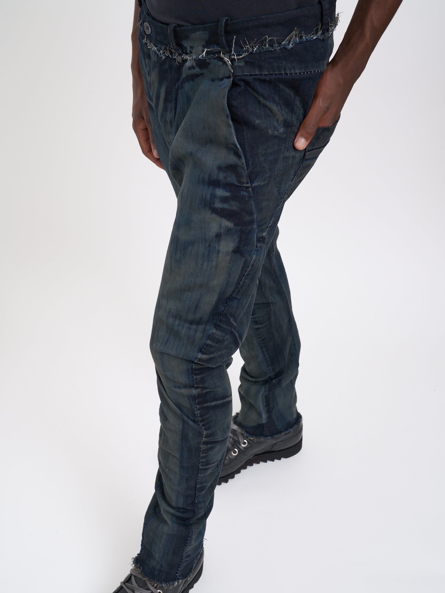 MASNADA Baggy Denim Trousers - Size 48