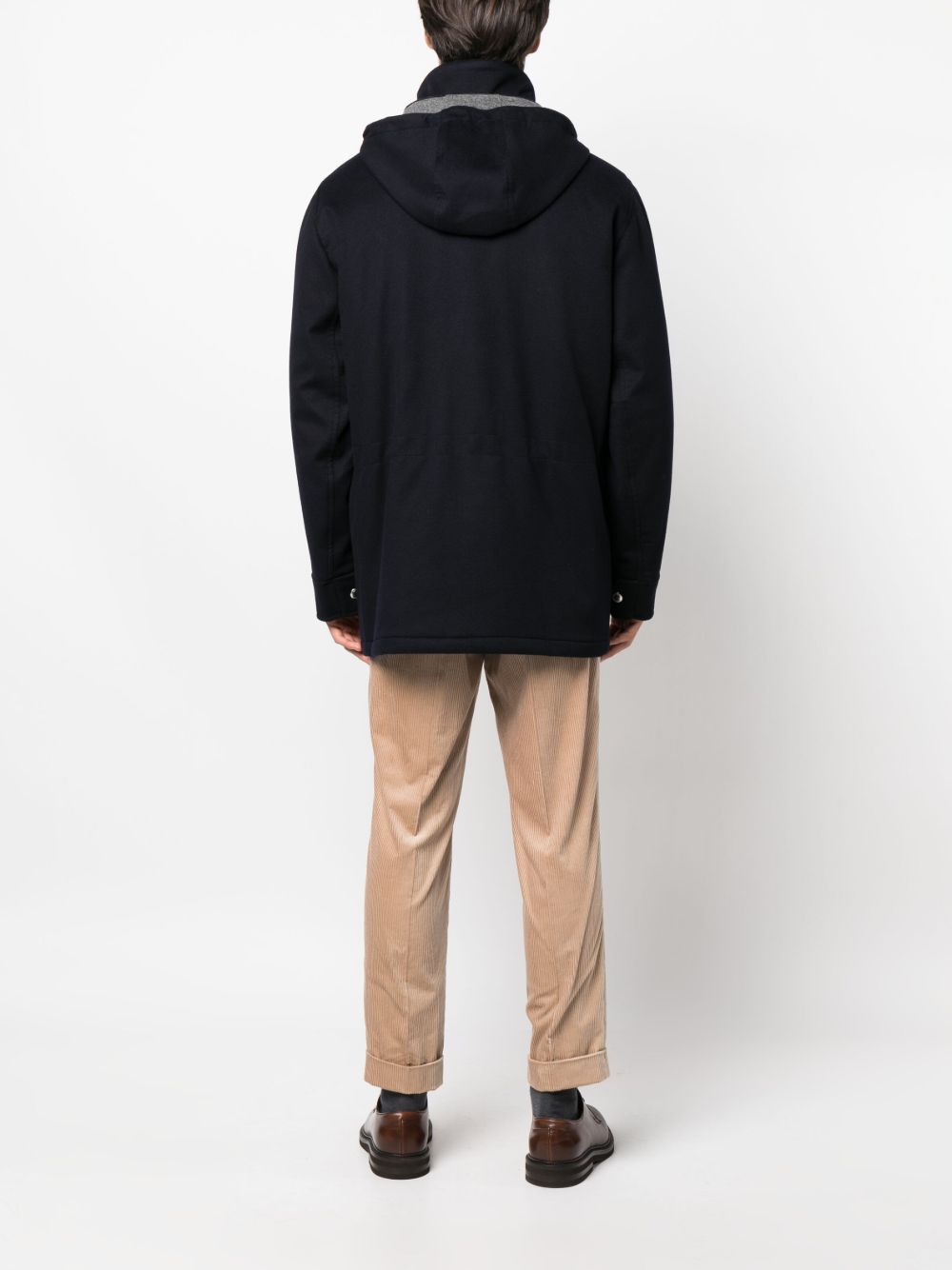 BRUNELLO CUCINELLI Cashmere Silk-Cotton Blend Parka Jacket