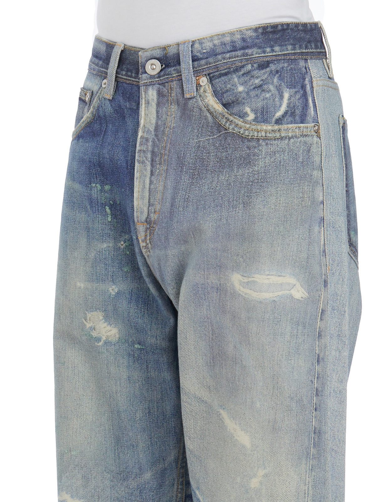 OUR LEGACY Wide Leg Digital Print Jeans - Size 31