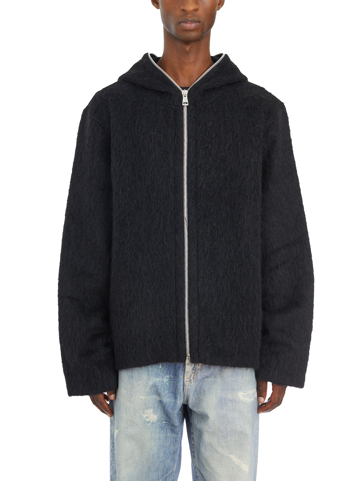 OUR LEGACY Men's Full Zip Hood Sweatshirt Size 50