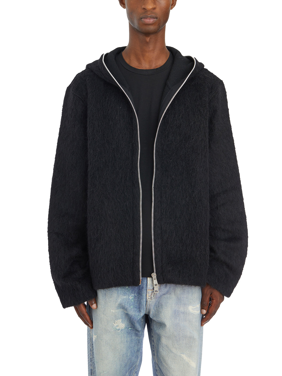 OUR LEGACY Men's Full Zip Hood Sweatshirt Size 50