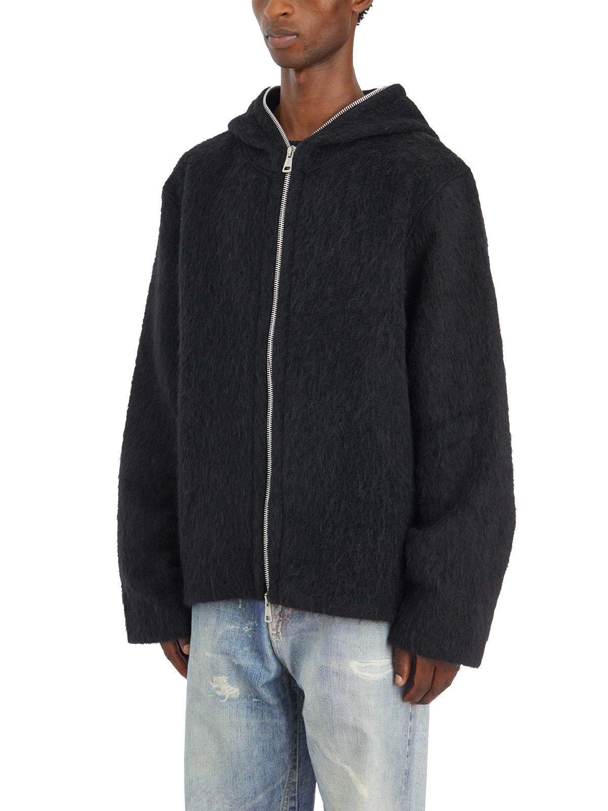 OUR LEGACY Men's Full Zip Hood Sweatshirt Size 50