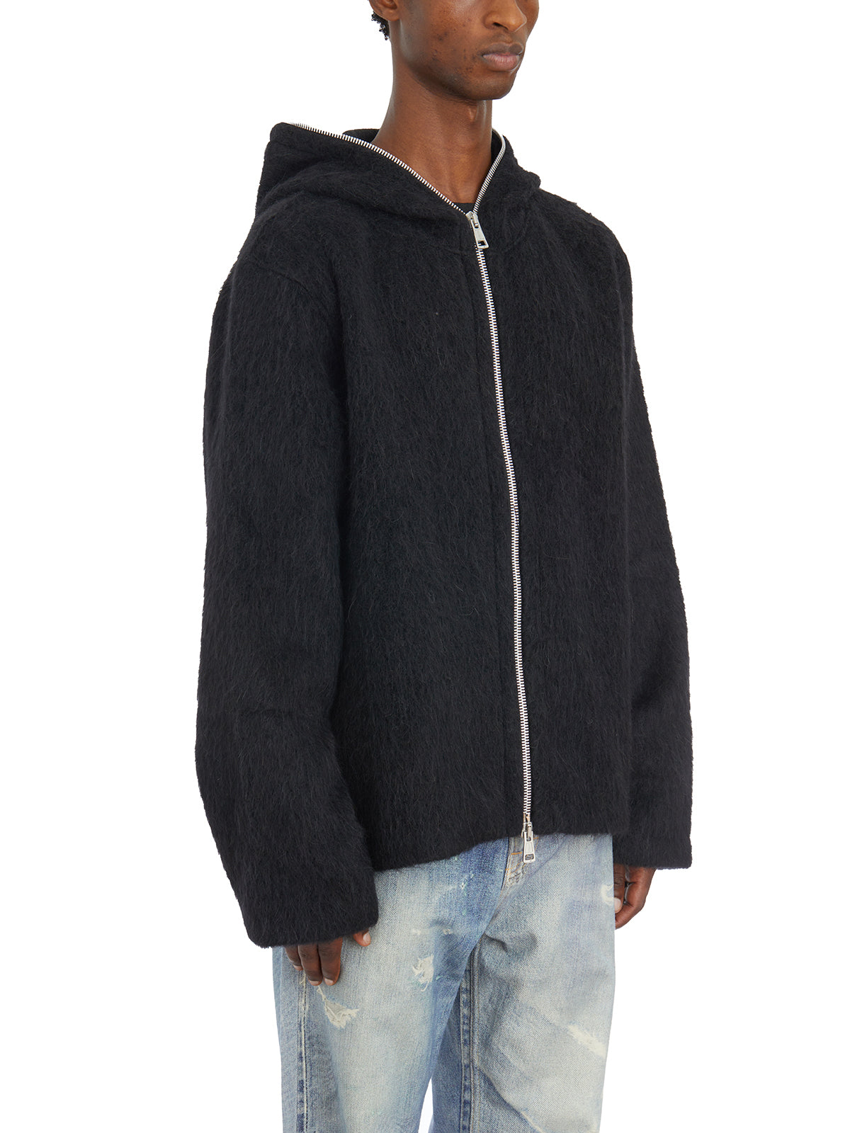 OUR LEGACY Men's Full Zip Hood Sweatshirt Size 50