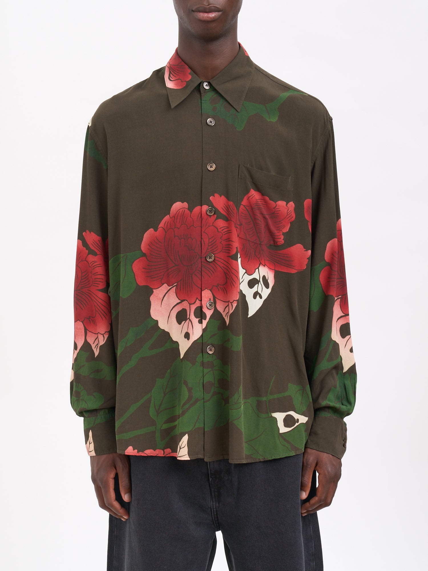 OUR LEGACY Slightly Oversized Mini Print Shirt