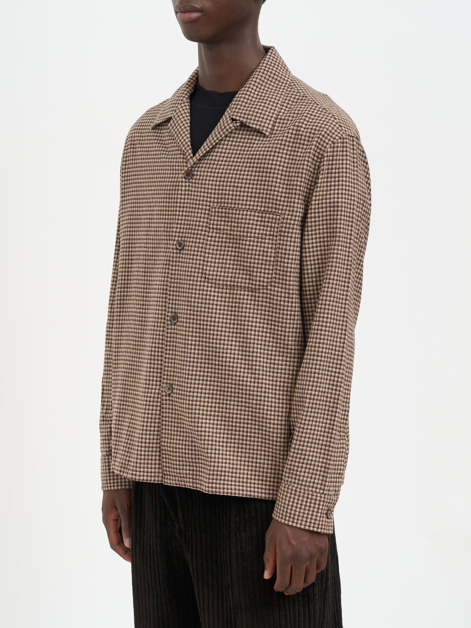 OUR LEGACY Heusen Flannel Check Shirt - Men's Loose Fit