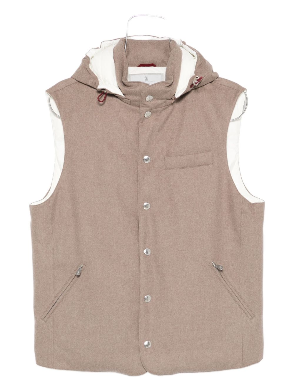 BRUNELLO CUCINELLI Hooded Vest for Men - FW25 Collection
