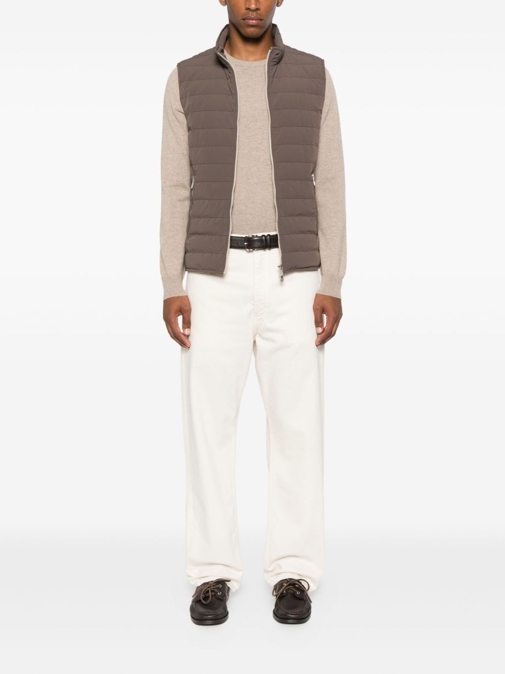 BRUNELLO CUCINELLI Sleeveless Quilted Down Jacket