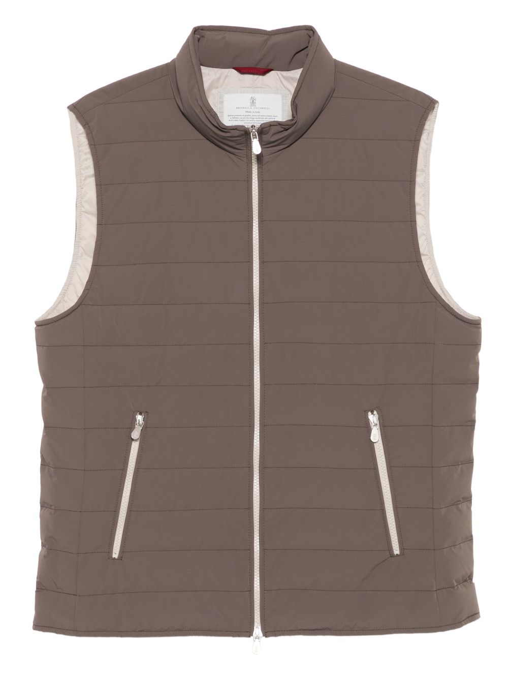 BRUNELLO CUCINELLI Sleeveless Quilted Down Jacket
