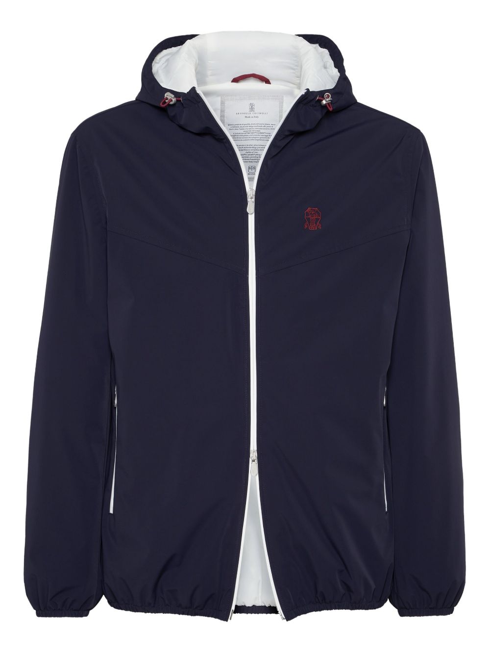 BRUNELLO CUCINELLI Men's Nylon Blouson Jacket with Drawstring Hood