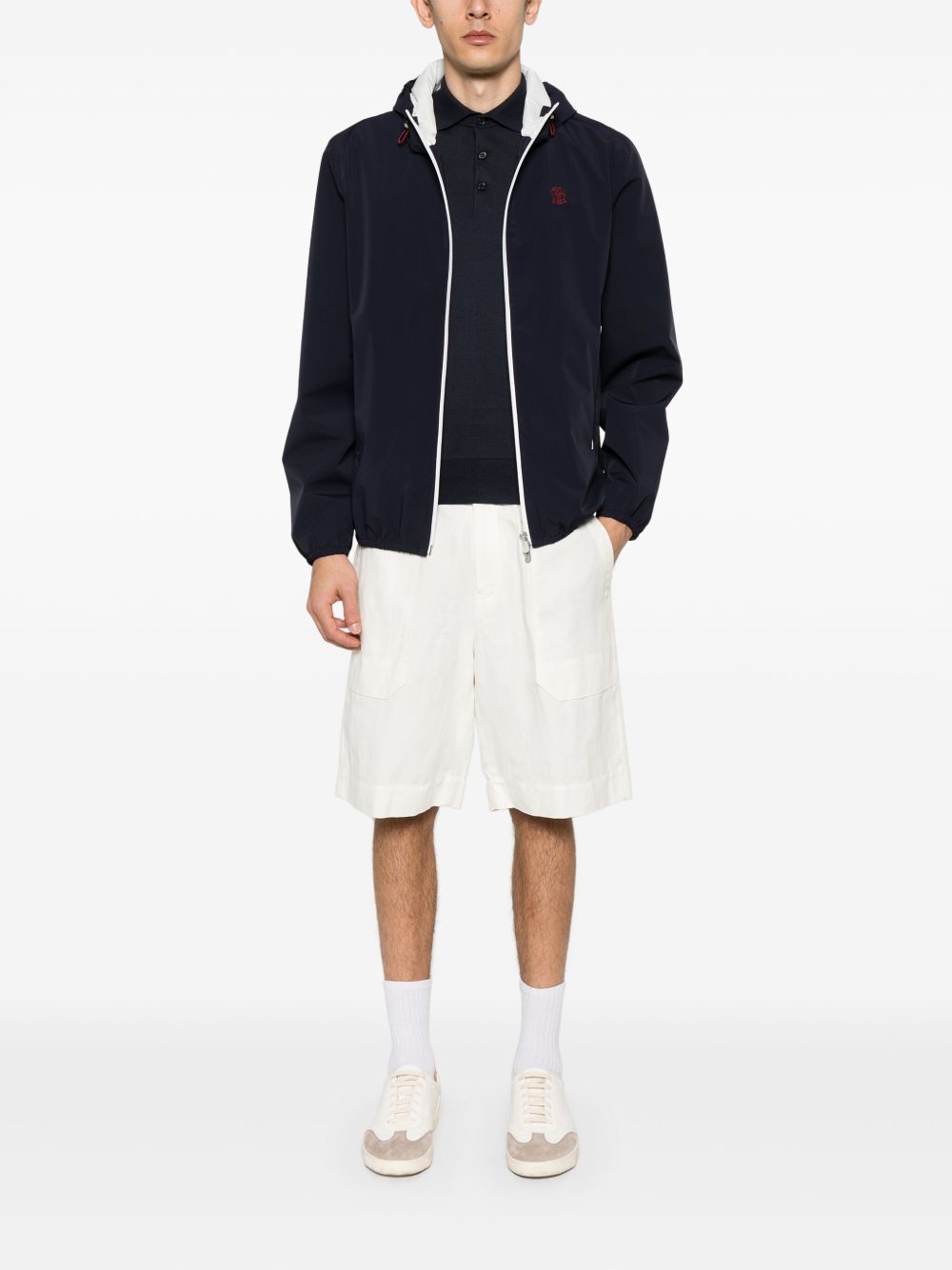 BRUNELLO CUCINELLI Men's Water-Resistant Blouson Jacket