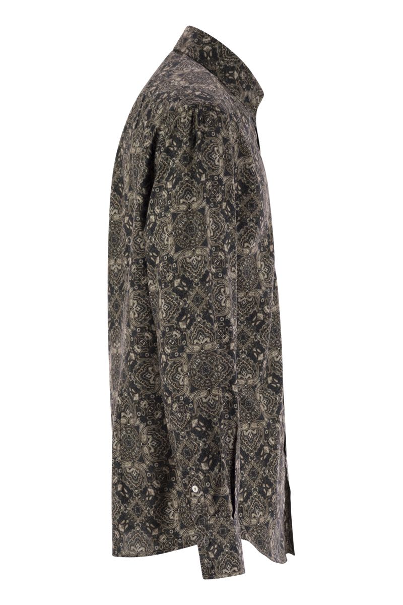 BRUNELLO CUCINELLI Classic Easy Fit Cotton Shirt - Men