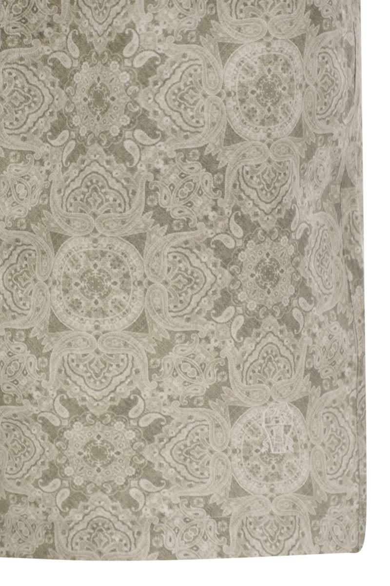 BRUNELLO CUCINELLI Vintage-Inspired Paisley Swim Trunk for Men