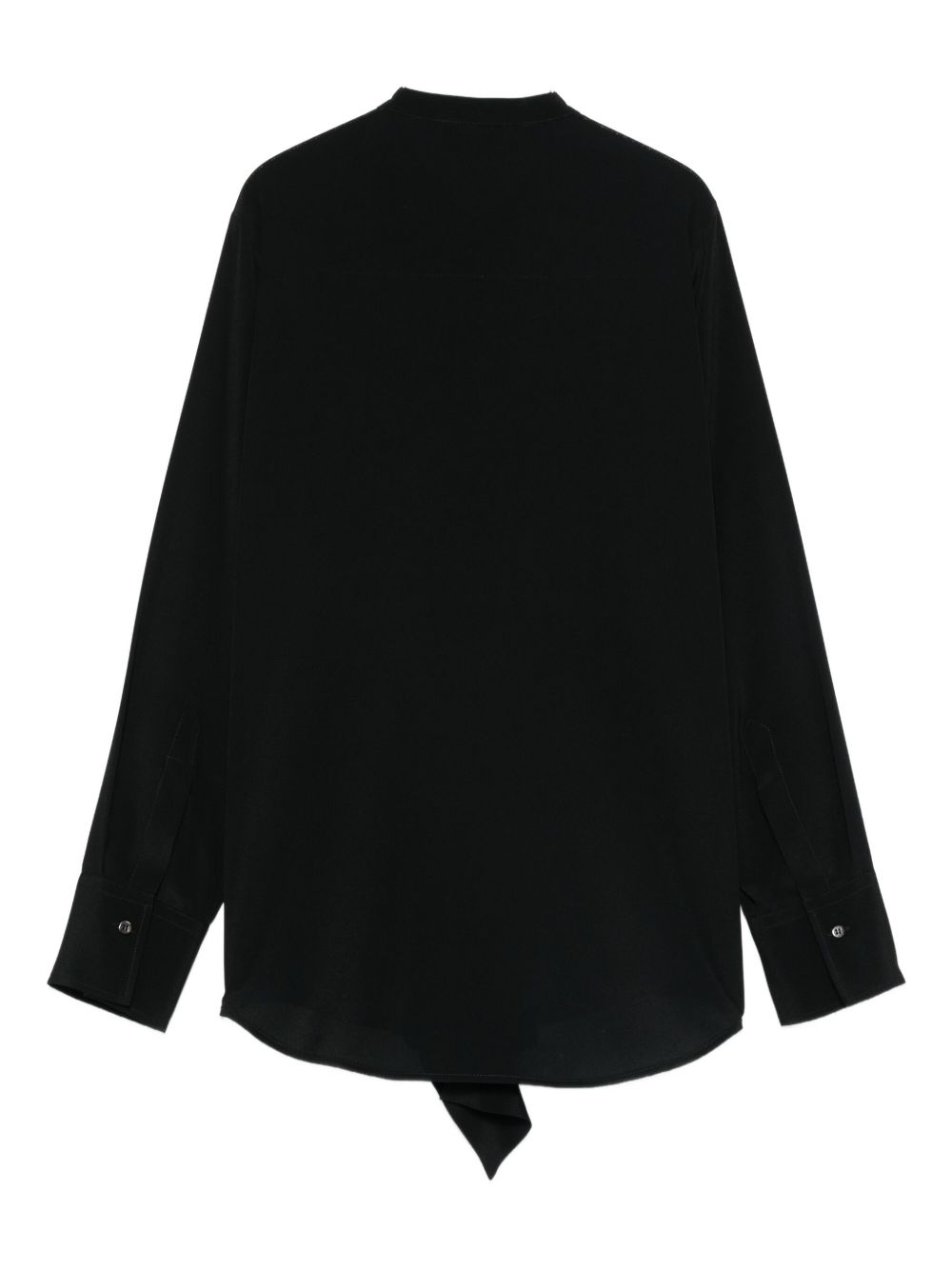 ALBERTO BIANI Silk Shirt with Ruffled Detail - Women
