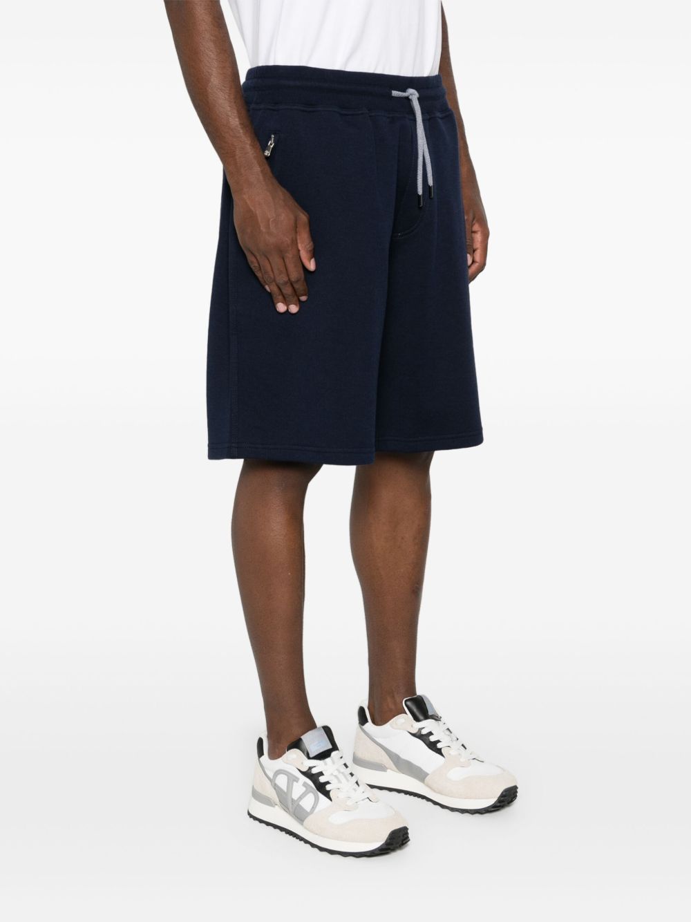 BRUNELLO CUCINELLI Mid-Rise Elasticated Bermuda Shorts for Men