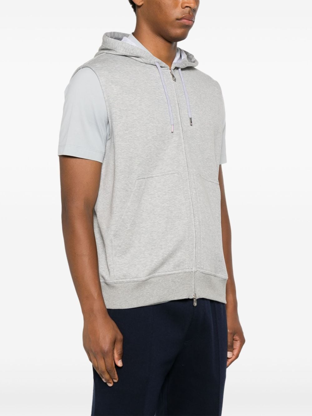 BRUNELLO CUCINELLI Sleeveless Hoodie for Men - Spring/Summer 2026