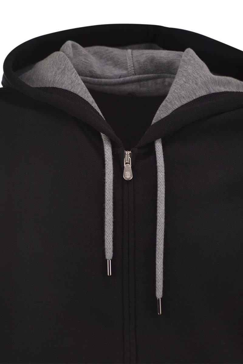 BRUNELLO CUCINELLI Men's Sleeveless Hooded Travelwear Mini Sweatshirt S/M